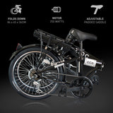 Zinc Folding Electric Eco Pro Bike
