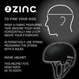 Zinc Move Helmet - Fits Head sizes 50 to 56cm
