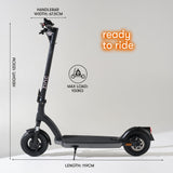 Zinc Velocity 2.0 500w Folding Electric Scooter with 10inch Wheels