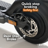 Zinc Velocity 2.0 500w Folding Electric Scooter with 10inch Wheels