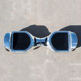 Zinc Megastar Self Balancing Chrome Hoverboard with bluetooth speaker, multi coloured LED lights  and 6.3 Inch wheels